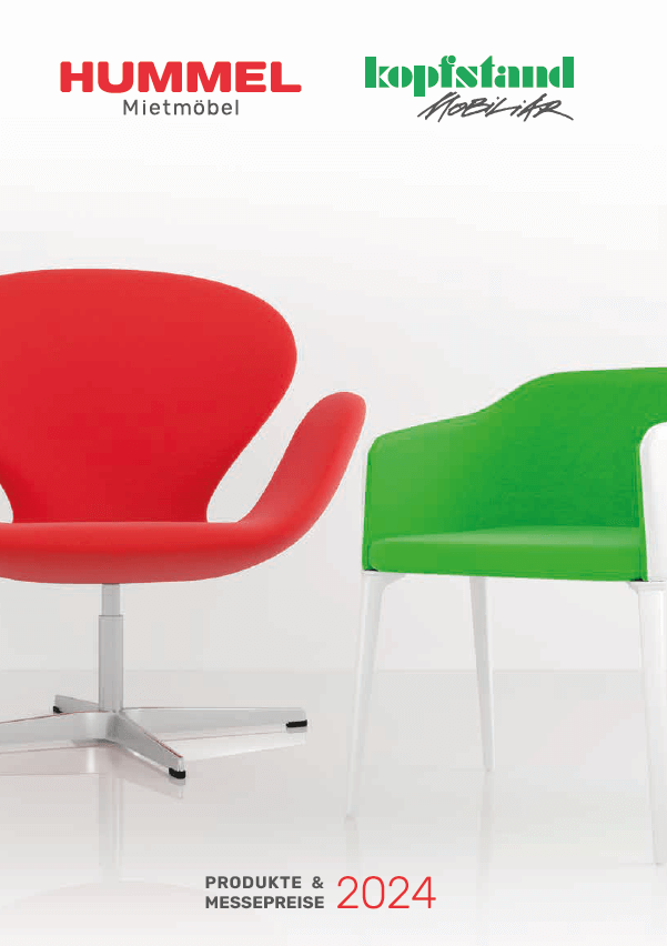 Katalog Hummel Mietmöbel und kopfstand Mobiliar 2024